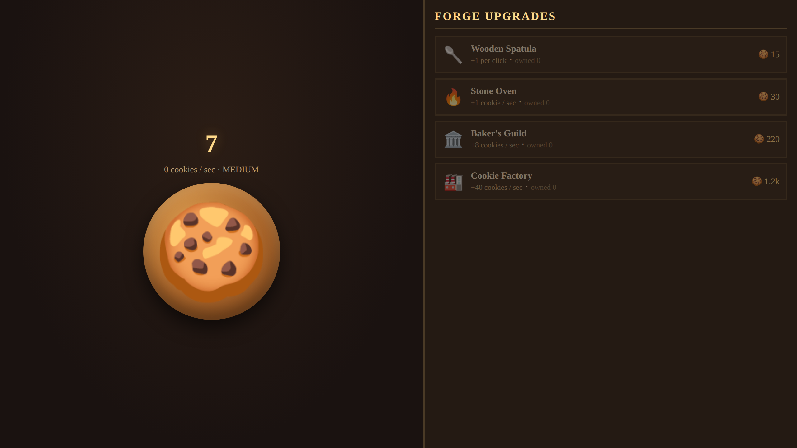 Cookie Forge screenshot