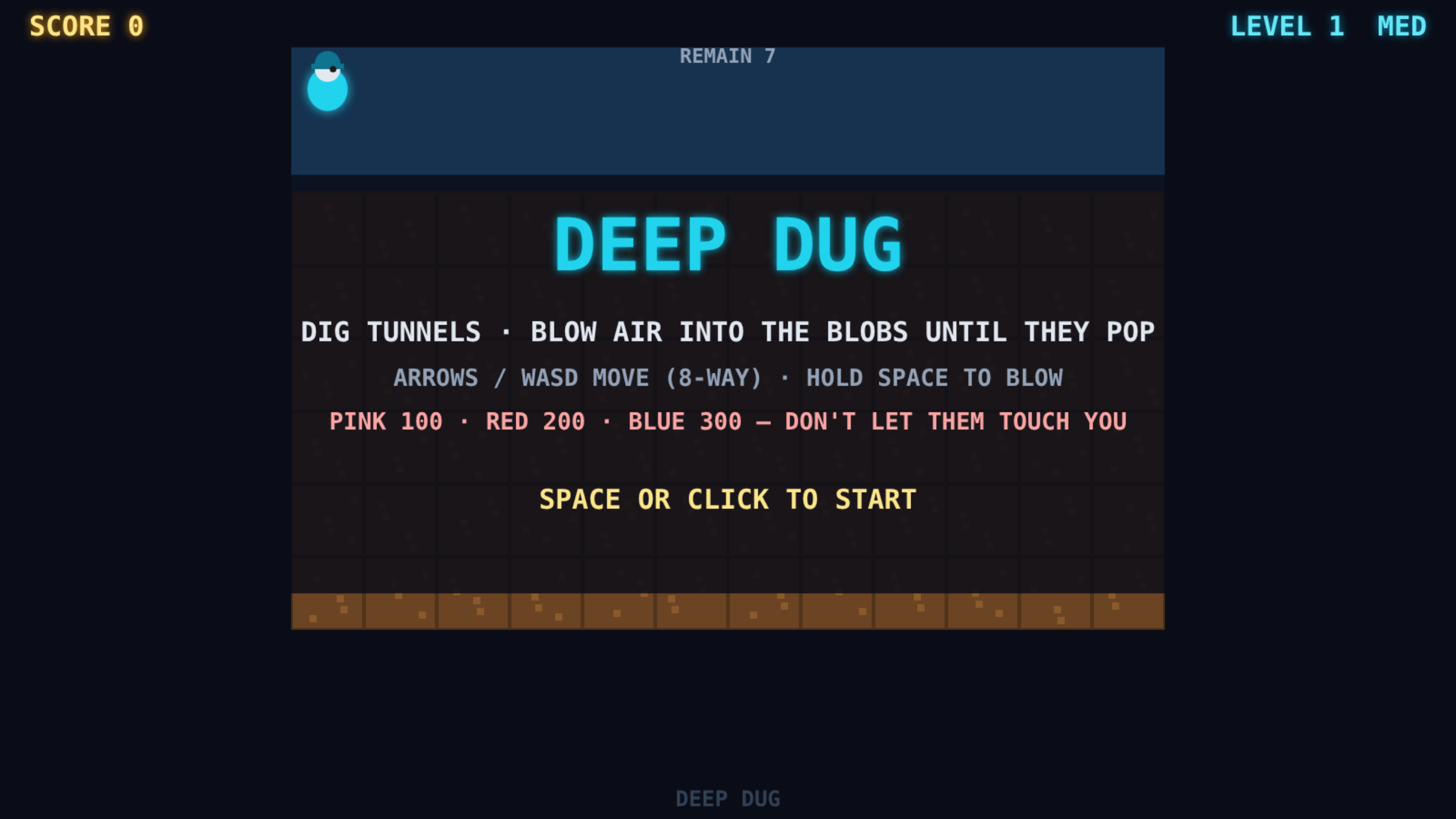 Deep Dug screenshot