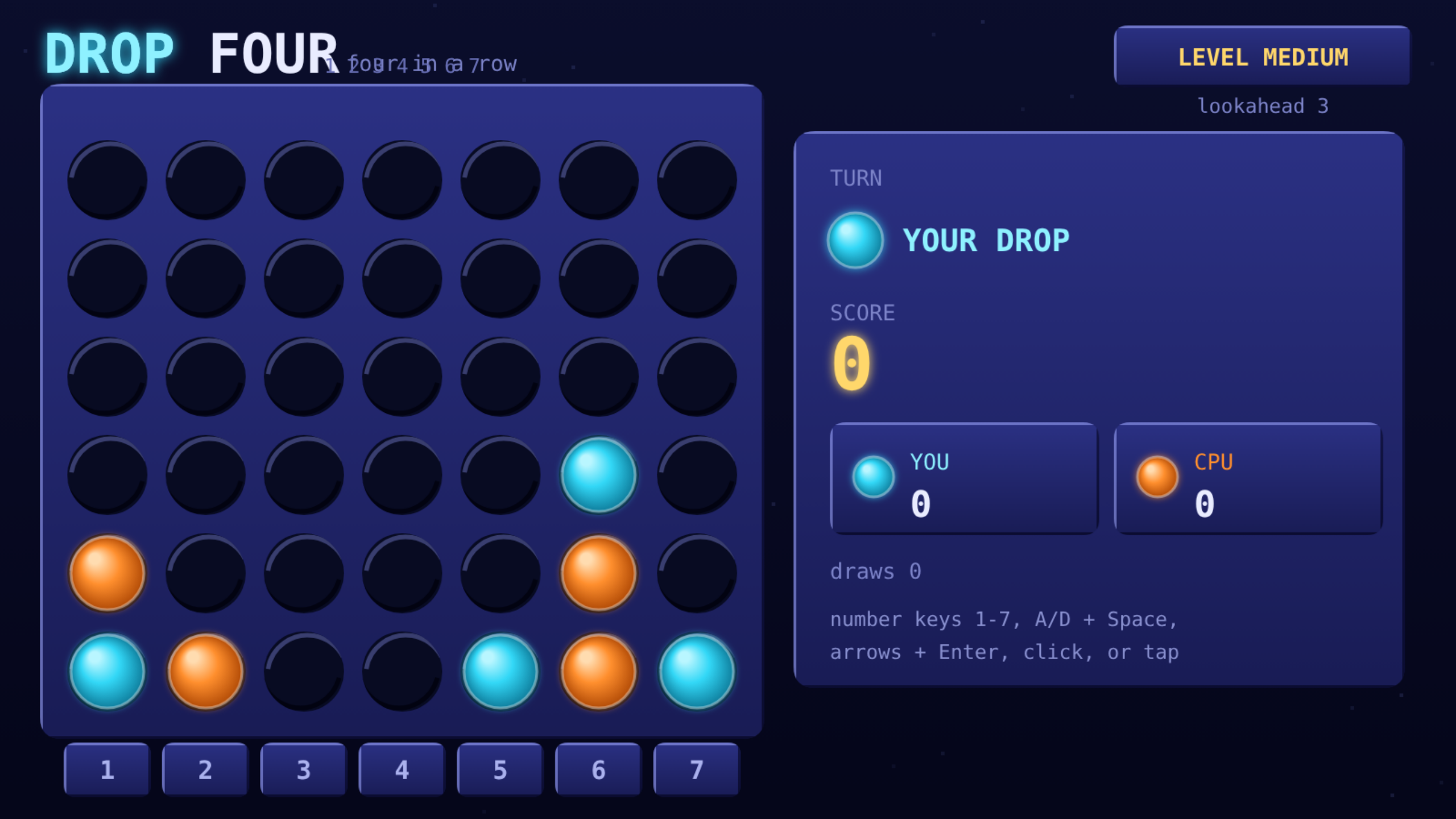 Drop Four screenshot
