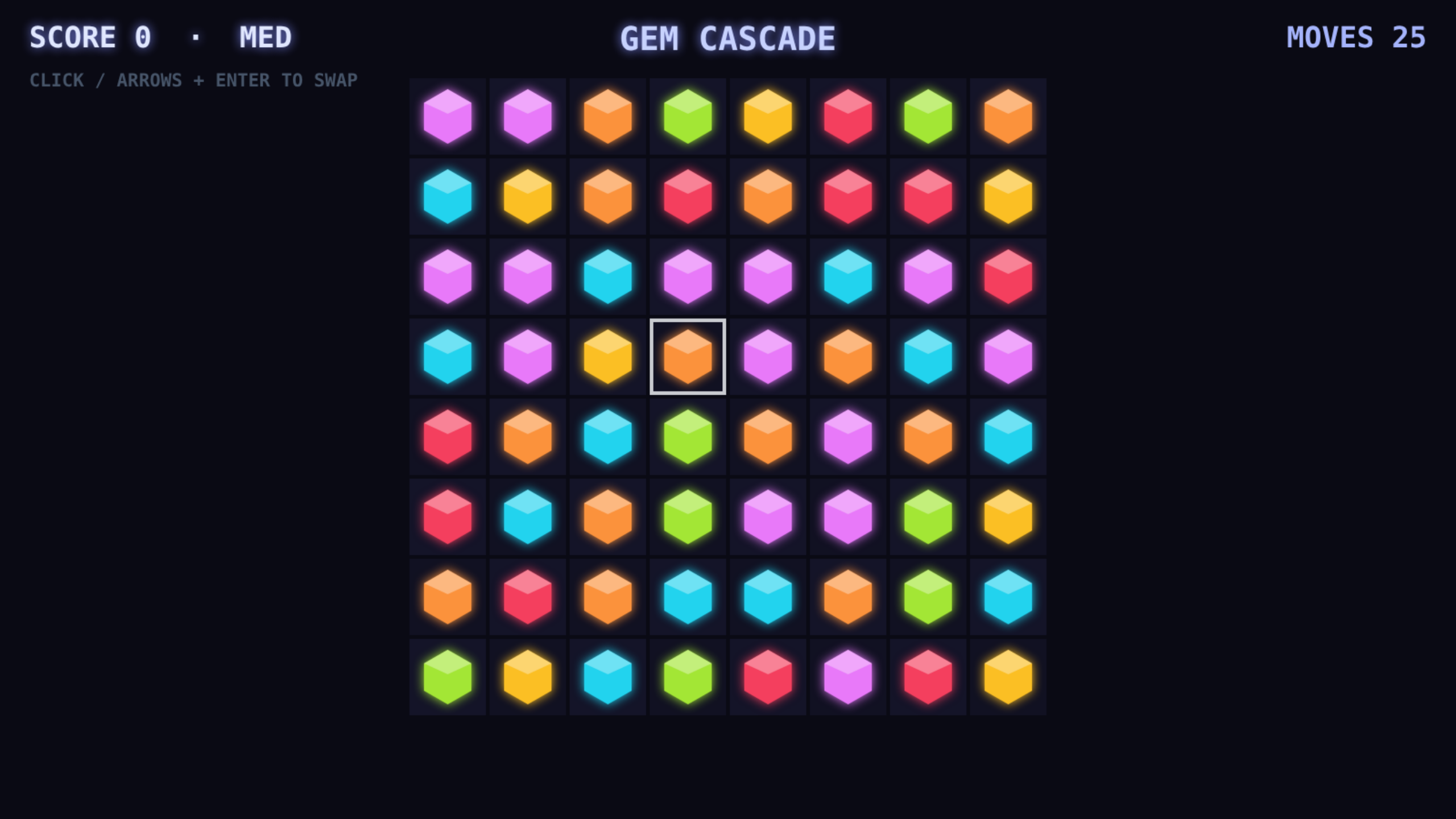 Gem Cascade screenshot