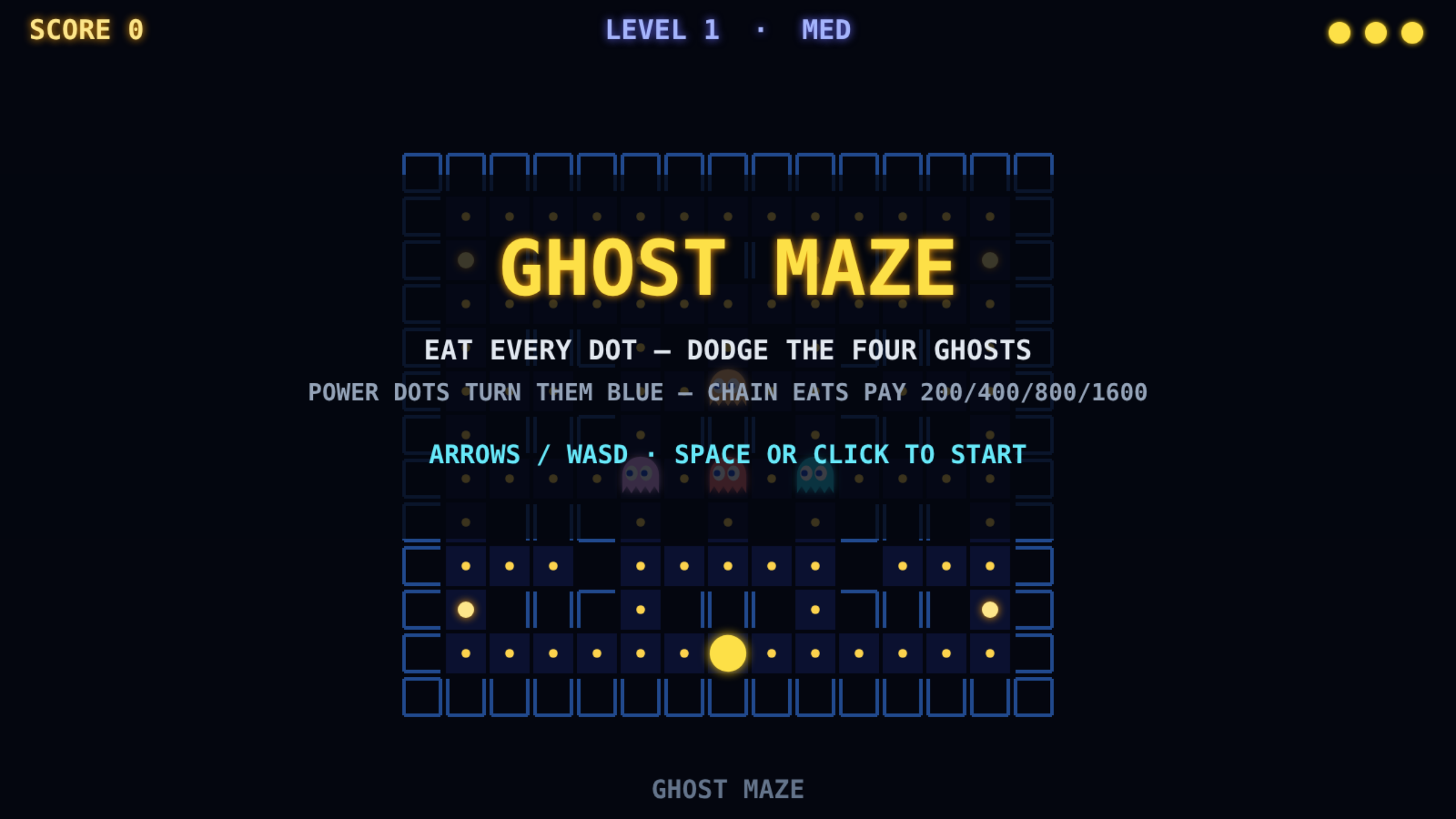 Ghost Maze screenshot