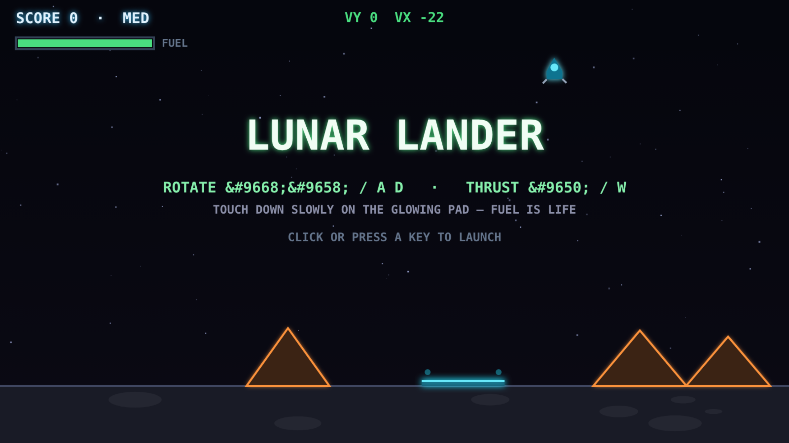 Lunar Lander screenshot