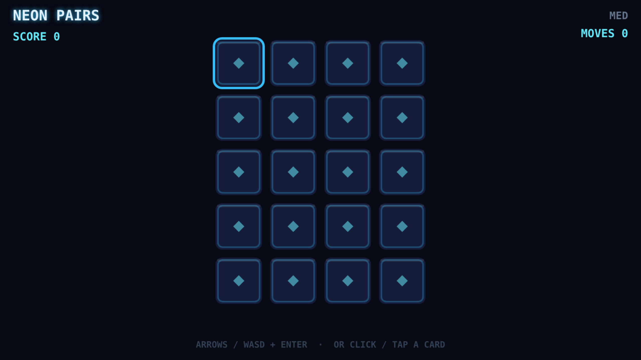 Neon Pairs screenshot