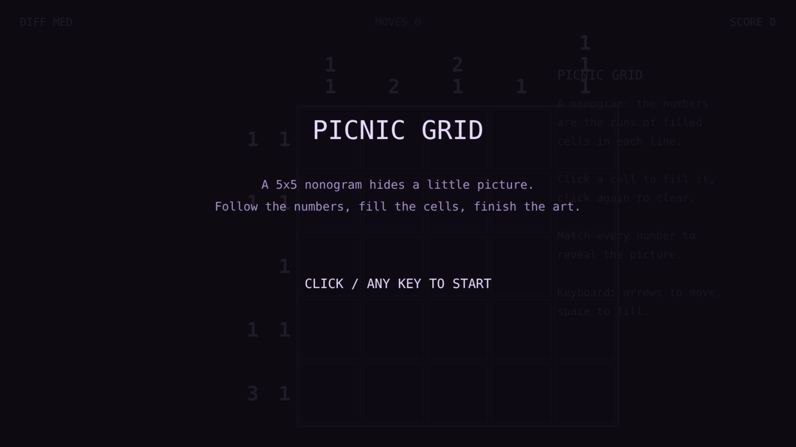 Picnic Grid screenshot