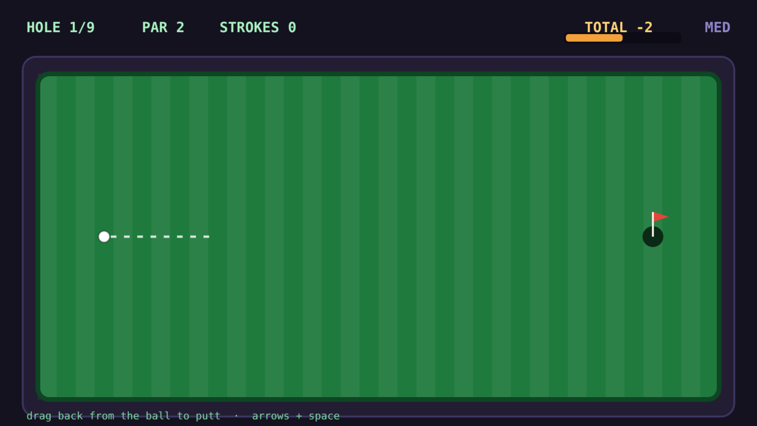Putting Arc screenshot