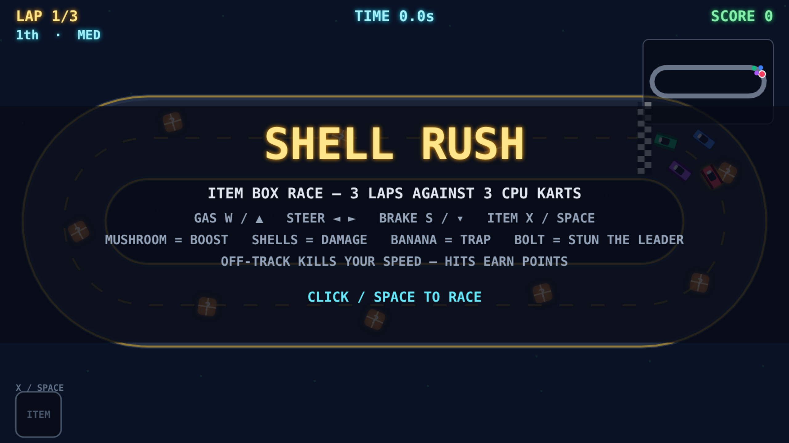 Shell Rush screenshot
