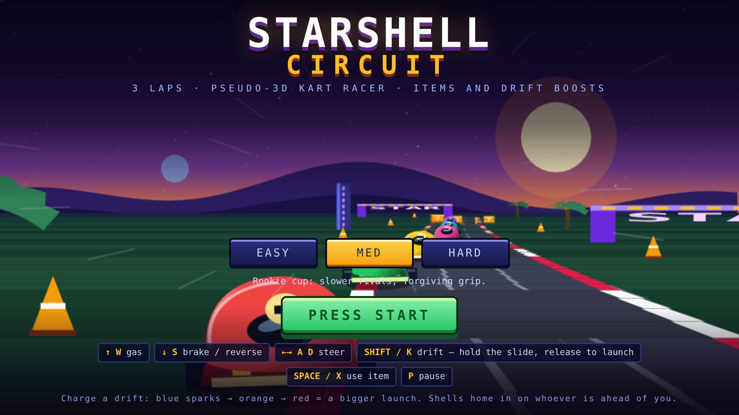Starshell Circuit screenshot