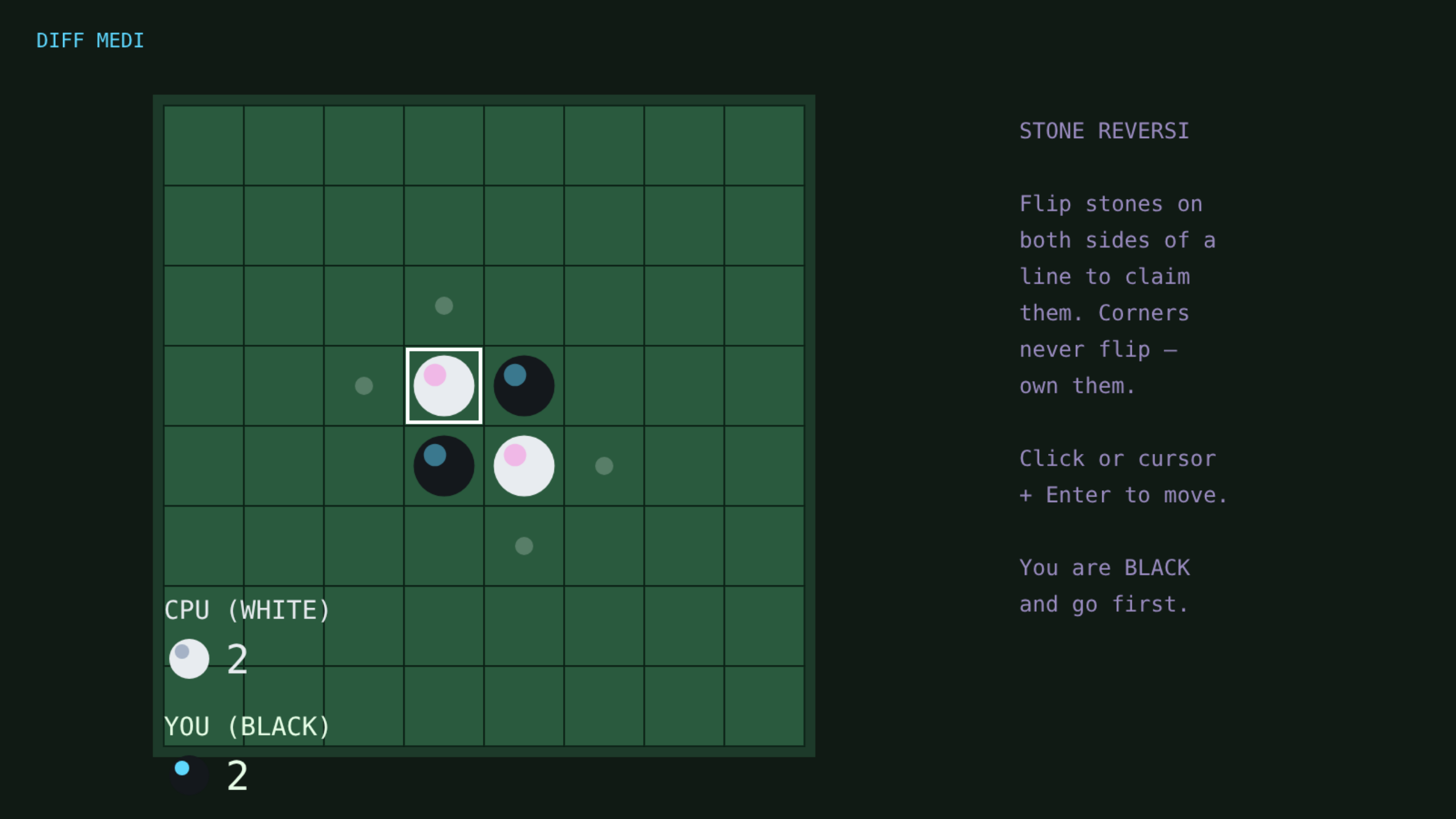 Stone Reversi screenshot
