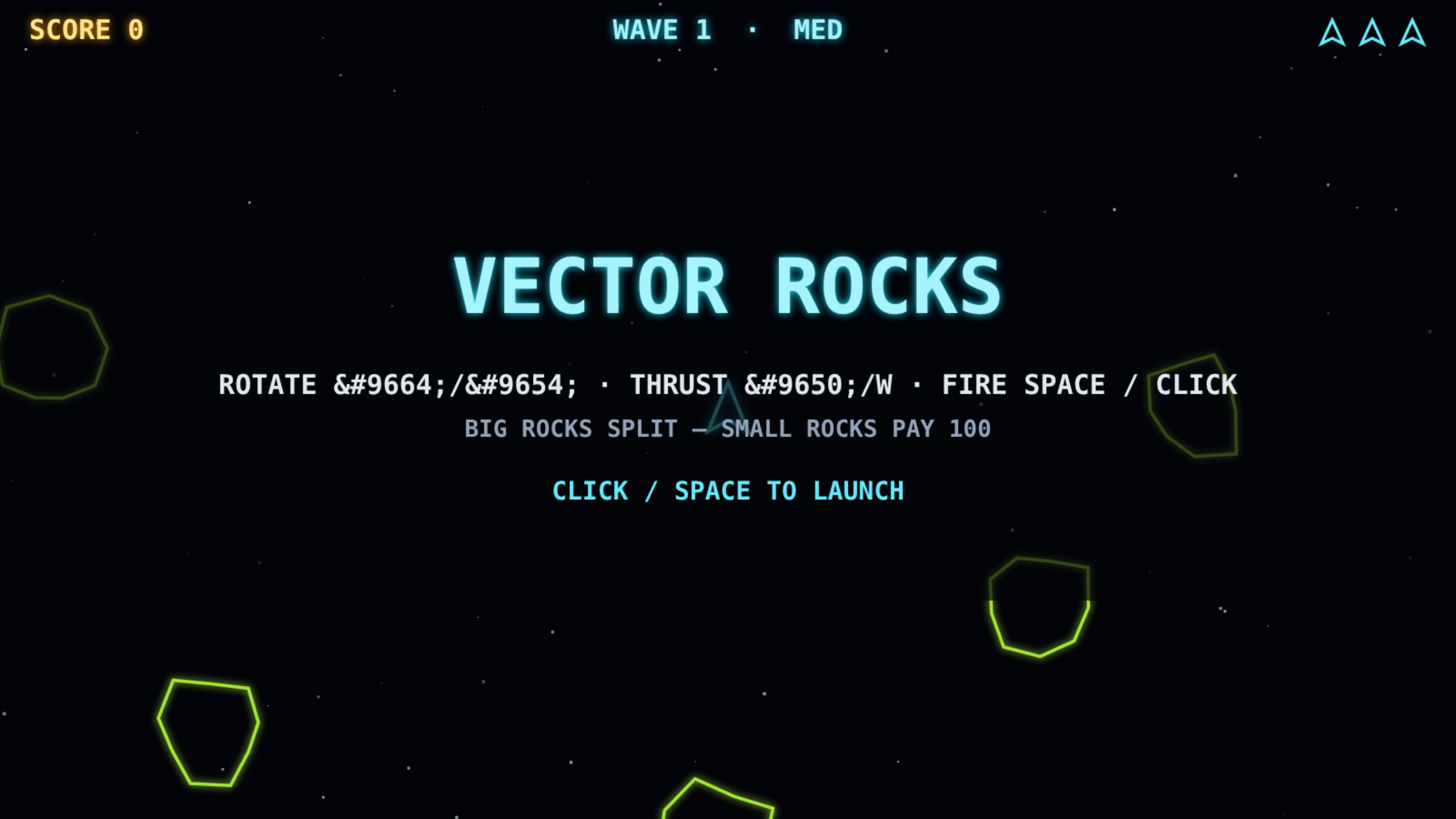 Vector Rocks screenshot